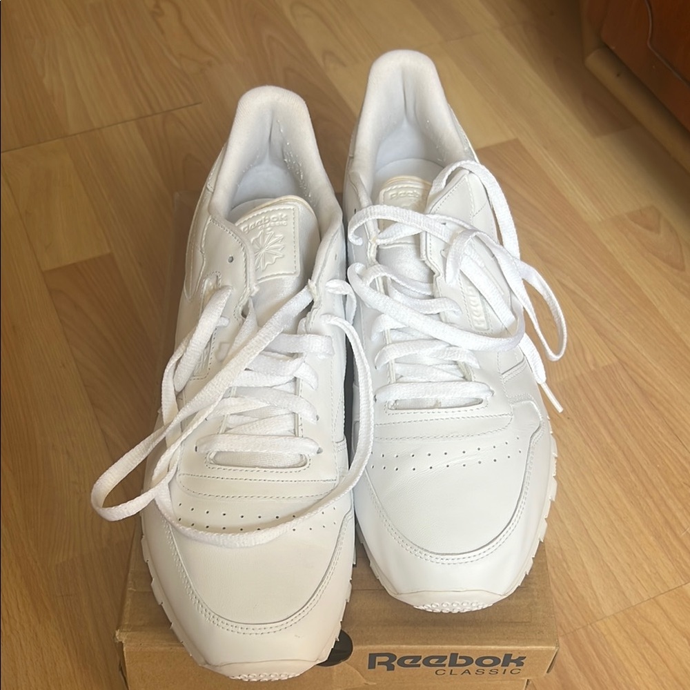 Reebok Classic White Leather Sneakers